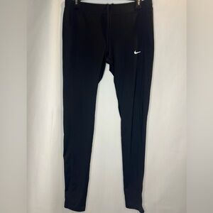 Nike Dri Fit Leggings Back Zip Pocket Zip Ankle Women Large